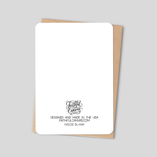 "I Will Strengthen You" Bible Verse Card - Isaiah 41:10 Christian Greeting Card