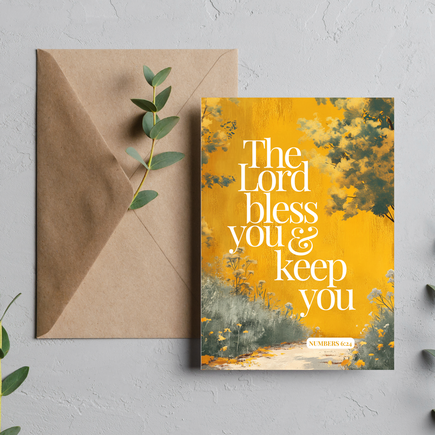 The Lord Bless You & Keep You - Numbers 6 24 Blessed Christian Wall Art (Digital Download)