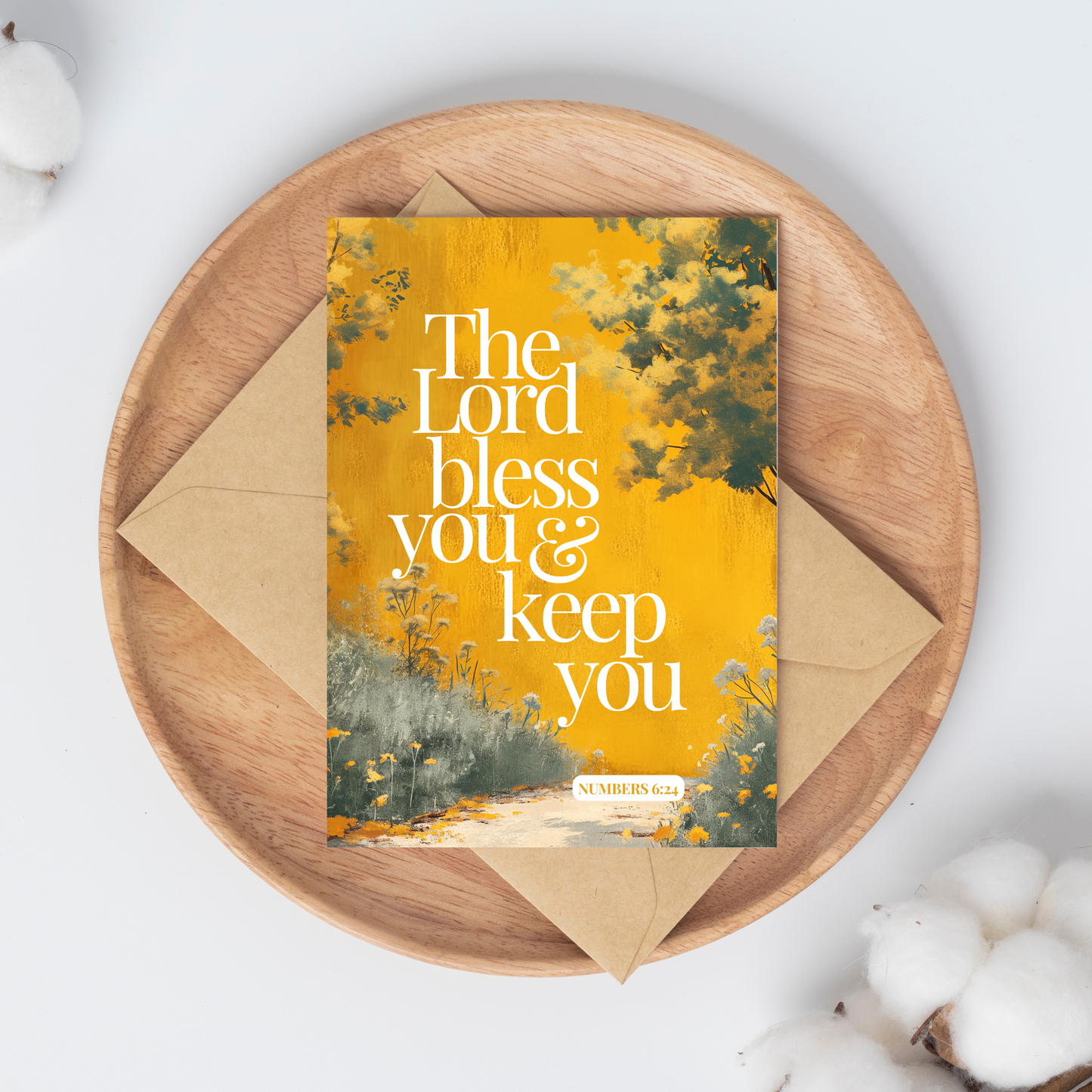 The Lord Bless You & Keep You - Numbers 6 24 Blessed Christian Wall Art (Digital Download)