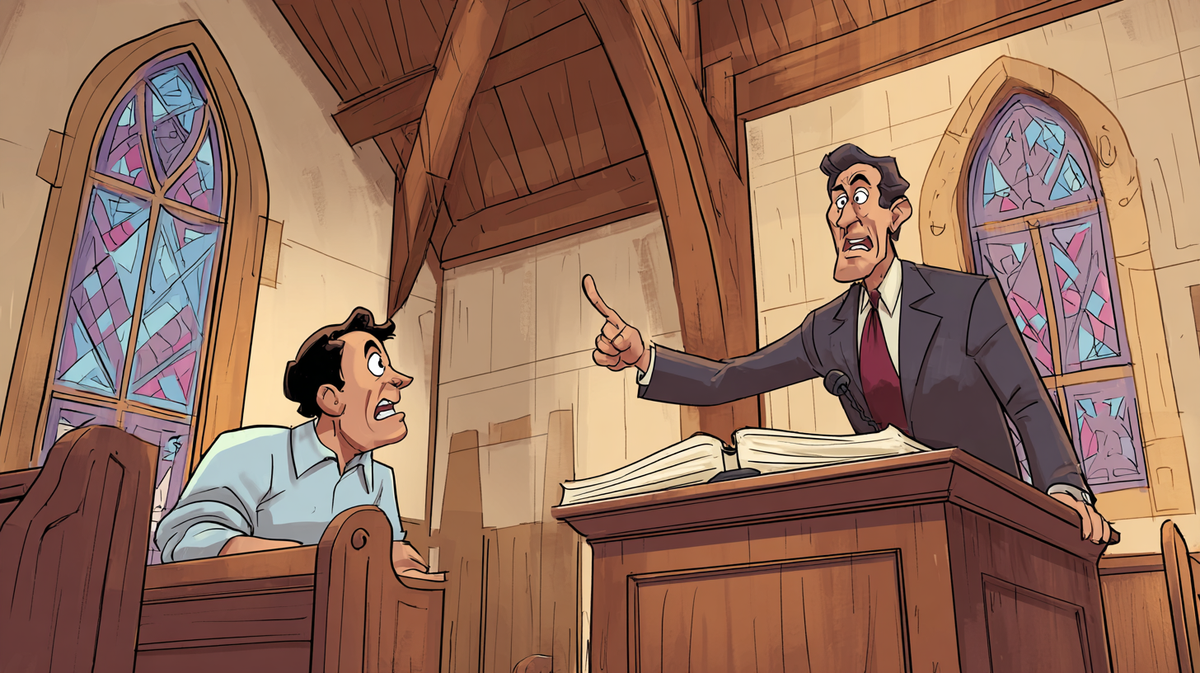 🚨 Christian Man Discovers Entire Sermon Was Just One Long Subtweet About Him