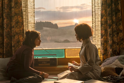 Jenna Ortega as Klara and Mia Tharia as Josie in Klara and the Sun (2026)