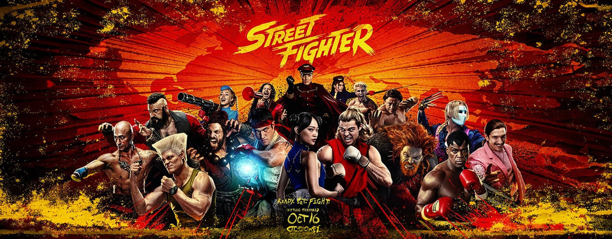 Official Street Fighter (2026) ensemble promotional artwork from Paramount Pictures
