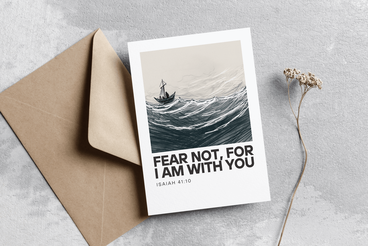 Fear Not For I Am With You - Isaiah 41 10 Encouraging Christian Wall Art (Digital Download)