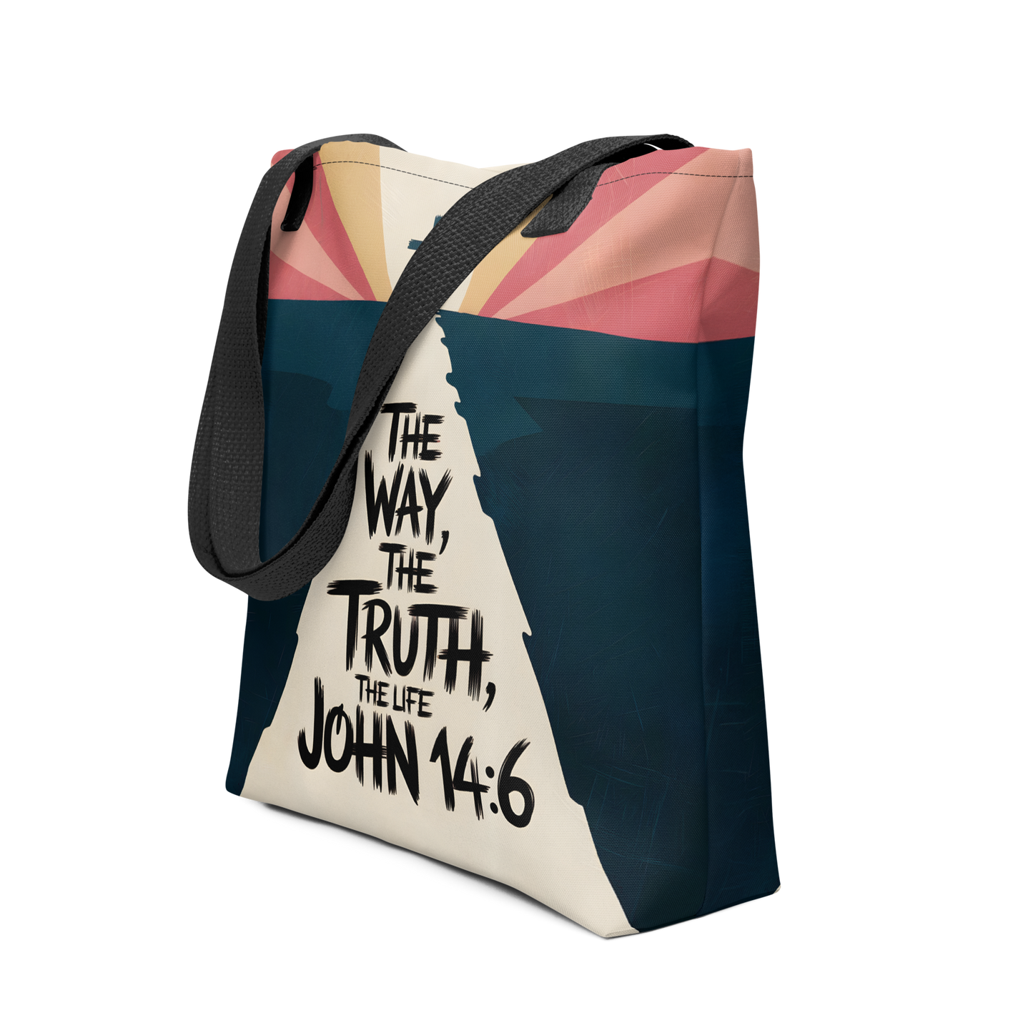 "The Way, The Truth, The Life" John 14:6 Christian Tote Bag