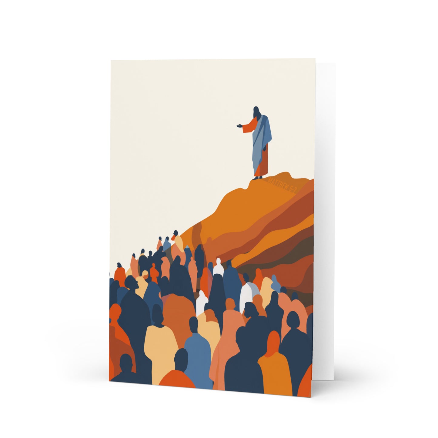 Sermon on the Mount - Matthew 5-7 Greeting Card