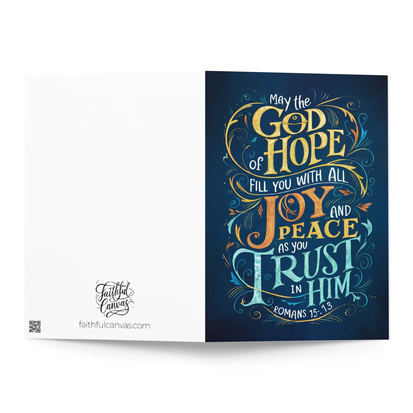 May the God of Hope - Romans 15:13 Greeting Card