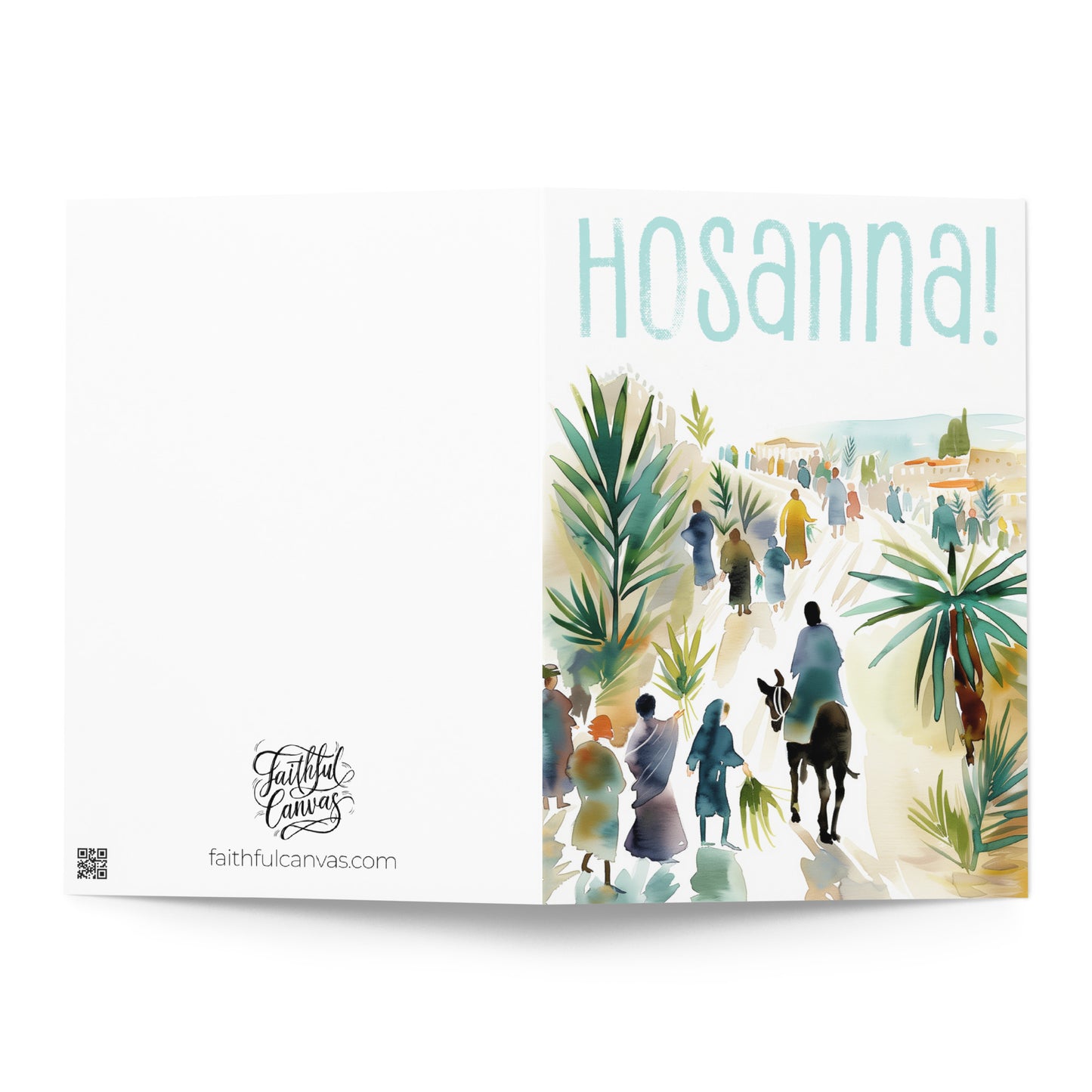 Hosanna - John 12:12-15 Palm Sunday Greeting Card