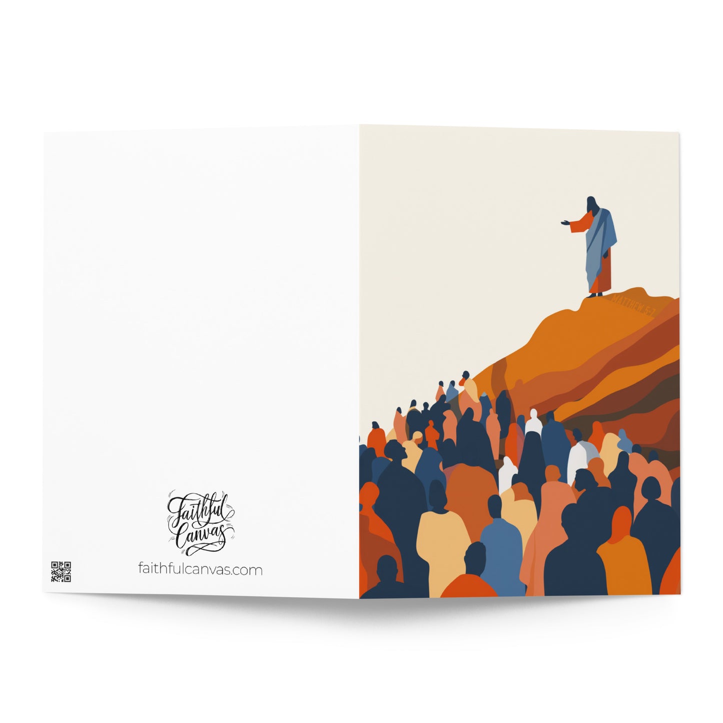 Sermon on the Mount - Matthew 5-7 Greeting Card