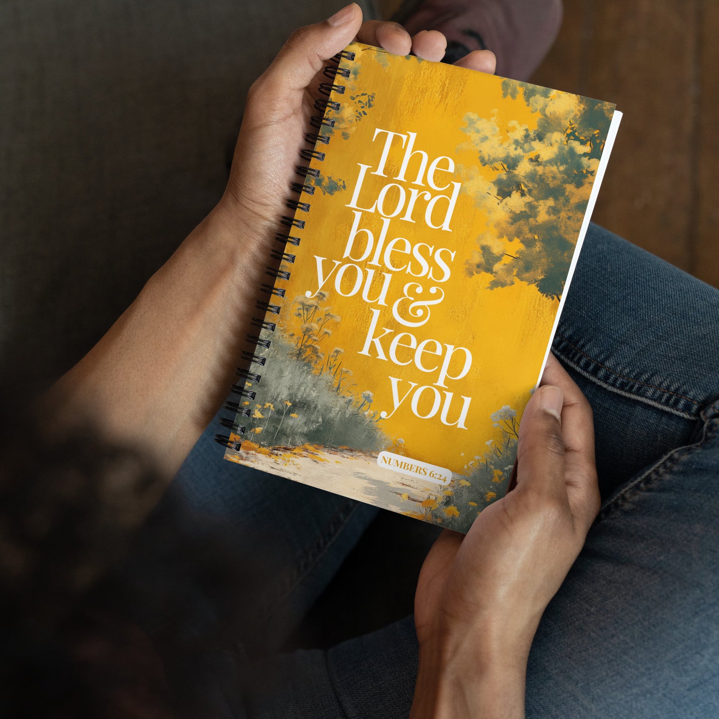 The Lord Bless You & Keep You - Numbers 6:24 Spiral Notebook