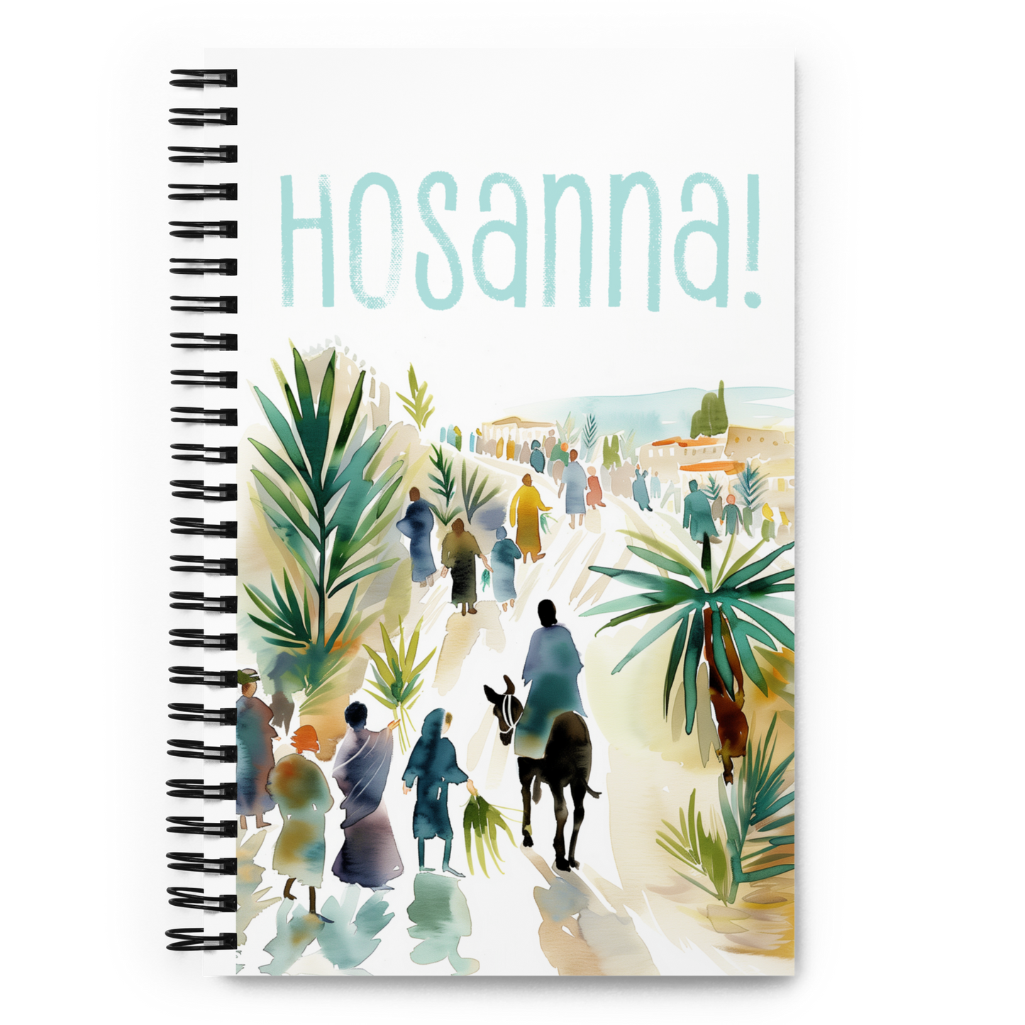 Hosanna - John 12:12-15 Palm Sunday Spiral Notebook