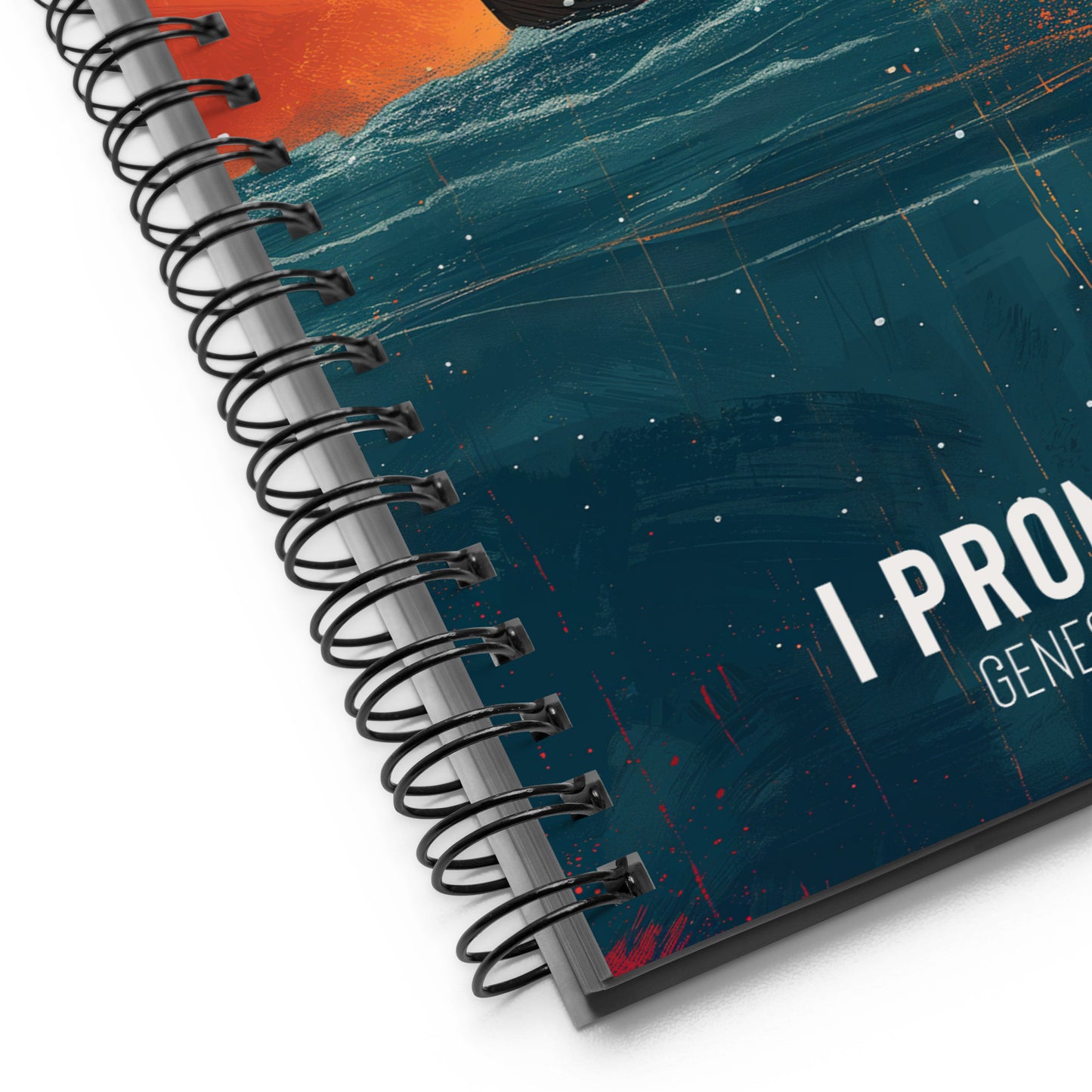 I Promise - Genesis 9:11 Spiral Notebook