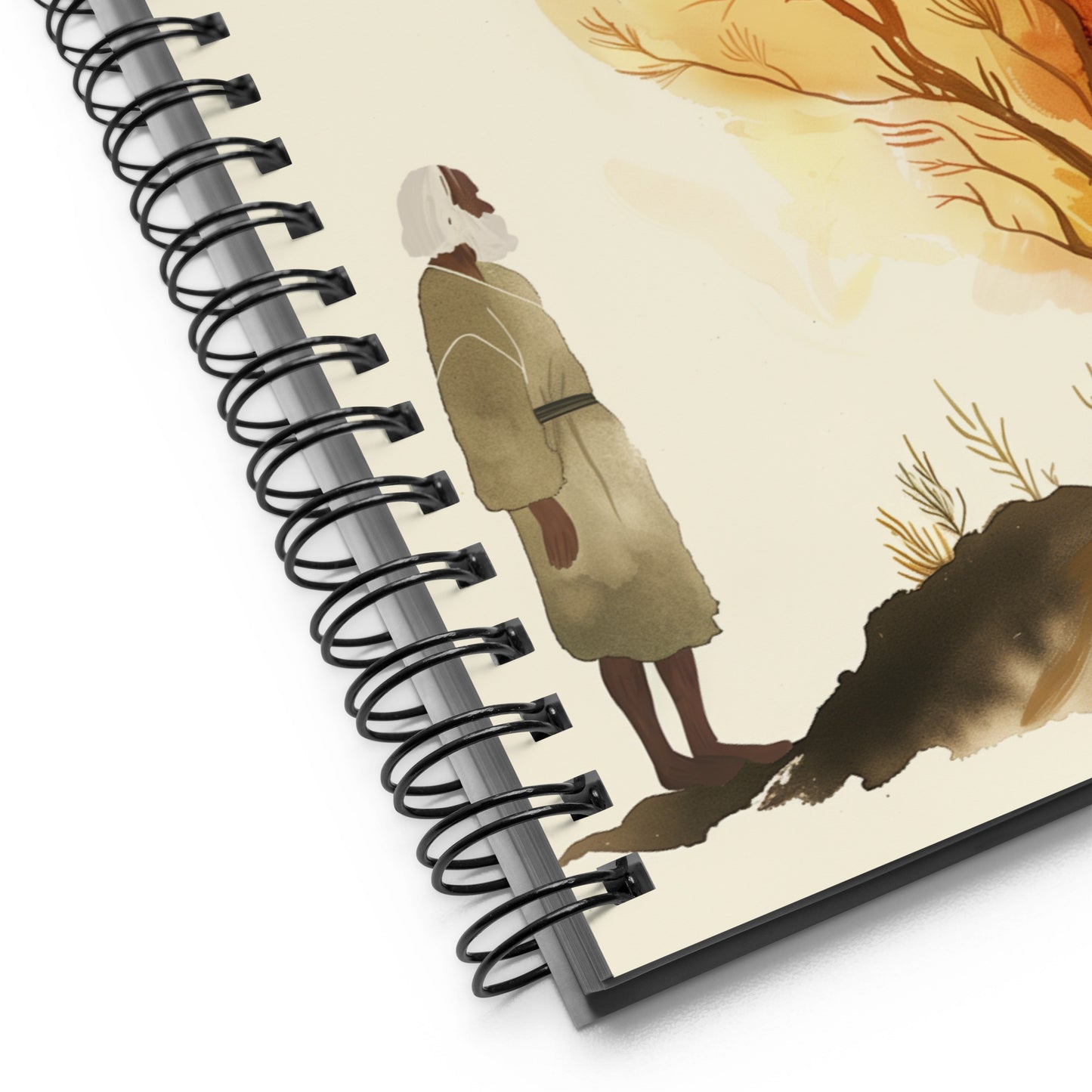 Moses and the Burning Bush - Exodus 3 Spiral Notebook