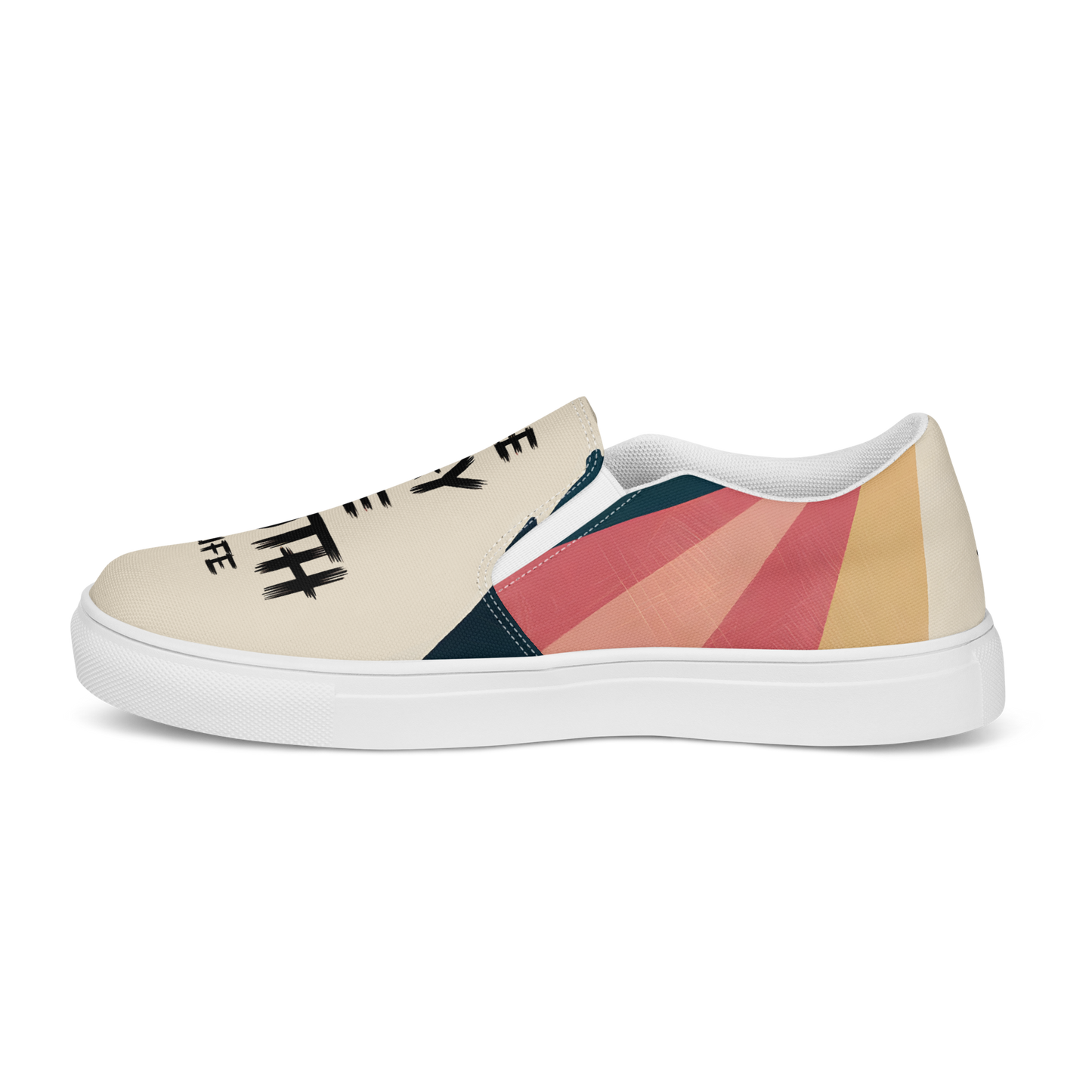 John 14:6 Bible Verse Shoes - Women's Slip-On Canvas Shoes